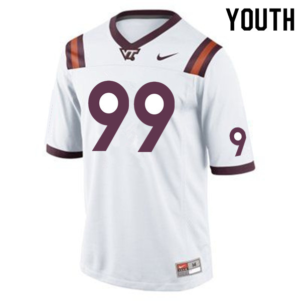 Youth #99 Vinny Mihota Virginia Tech Hokies College Football Jerseys Sale-Maroon
